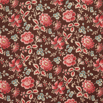 Always and Forever - Wild Rose Chocolate Yardage