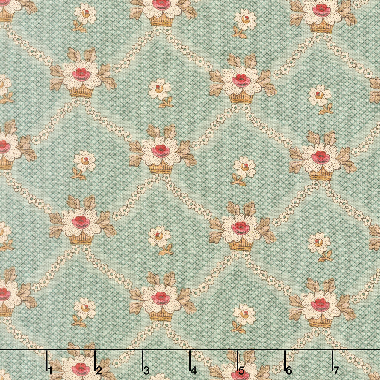 Always and Forever - Lattice Baskets Pond Yardage