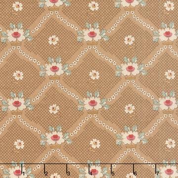 Always and Forever - Lattice Baskets Toast Yardage