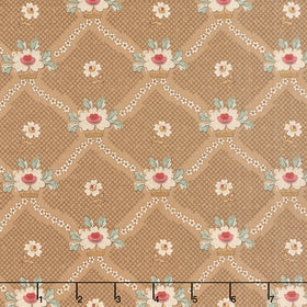 Always and Forever - Lattice Baskets Toast Yardage