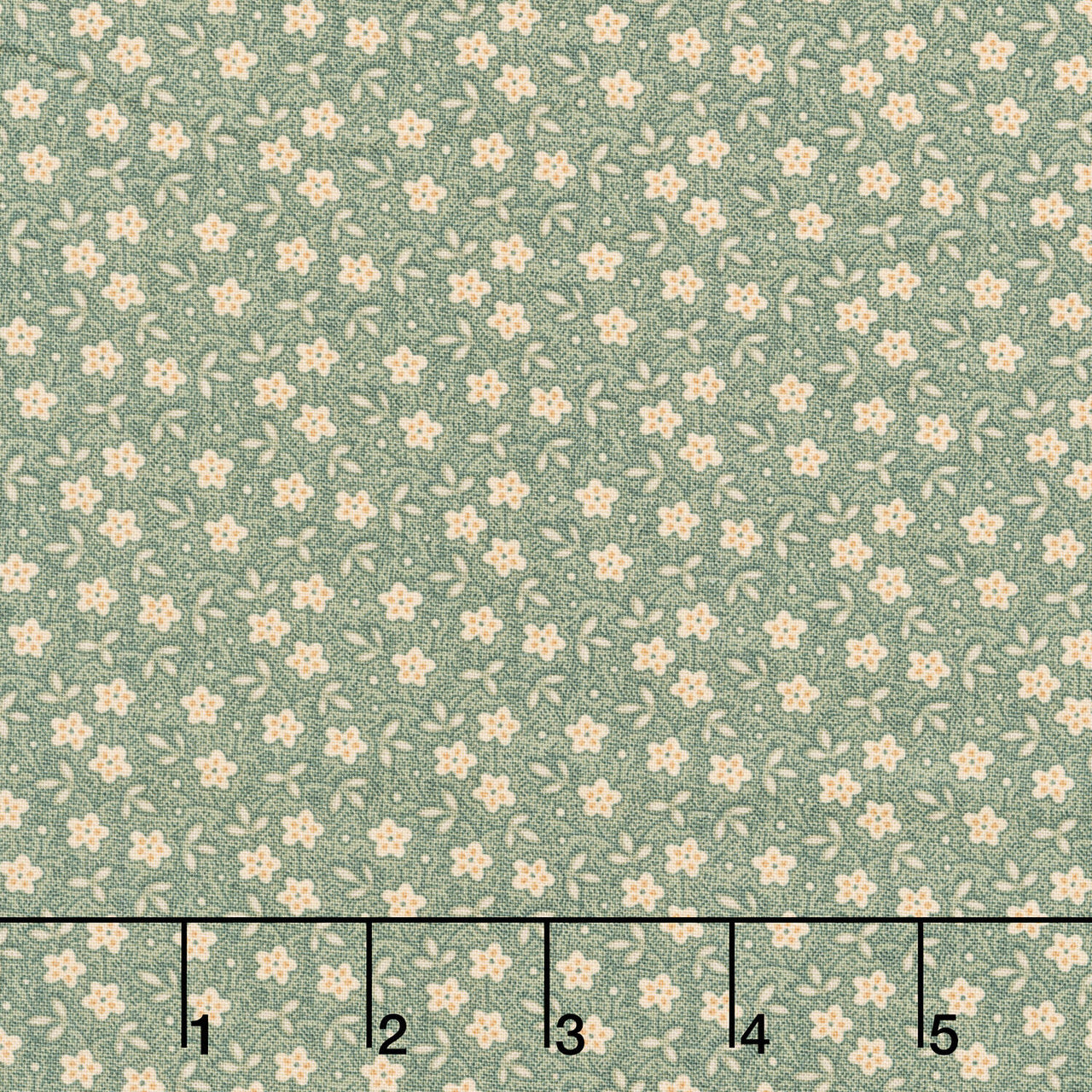 Always and Forever - Blossoms Teal Yardage
