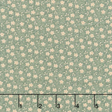 Always and Forever - Blossoms Teal Yardage
