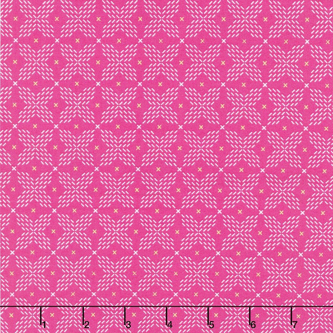 Color Pop Playground - Double Crossed Berry Yardage
