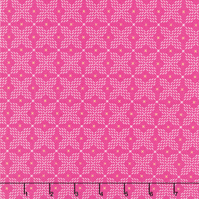 Color Pop Playground - Double Crossed Berry Yardage