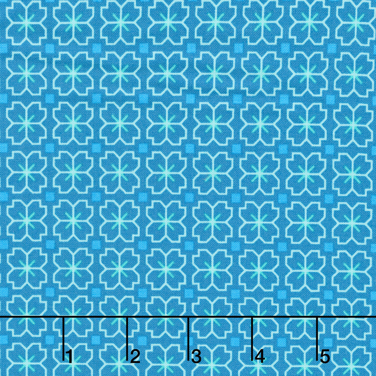 Color Pop Playground - Pixel Petals Reef Yardage