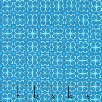 Color Pop Playground - Pixel Petals Reef Yardage