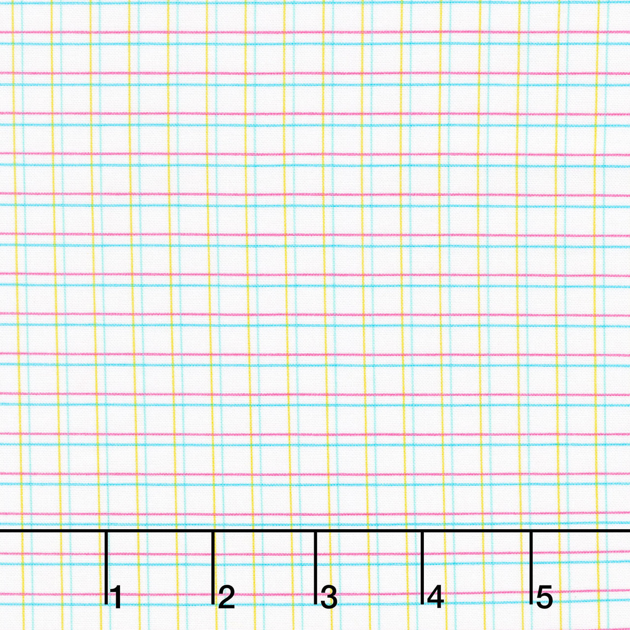 Color Pop Playground - Parallel Play White Yardage