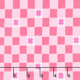 Color Pop Playground - Twinkle Tiles Pink Yardage