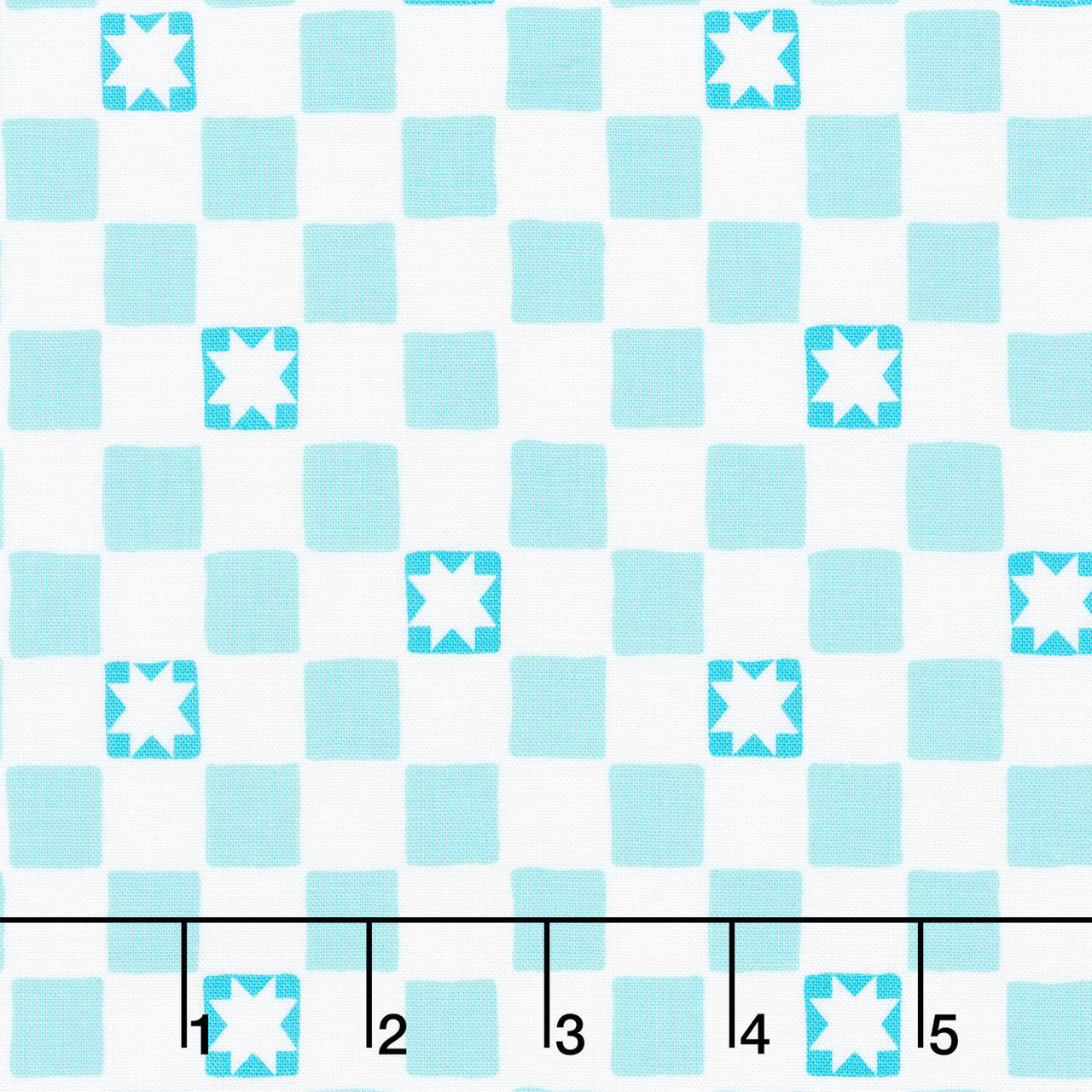 Color Pop Playground - Twinkle Tiles Aqua Yardage