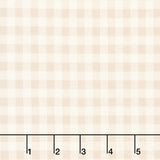Quiltessential - Gingham Ivory Yardage