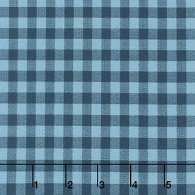 Quiltessential - Gingham Indigo Yardage