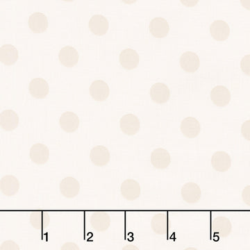Quiltessential - Large Dot Ivory Yardage