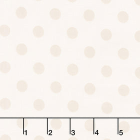 Quiltessential - Large Dot Ivory Yardage