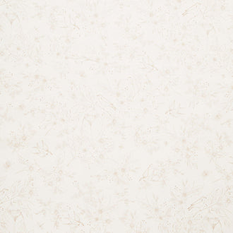 Sewing Bird - Floral Cream 108" Wide Backing