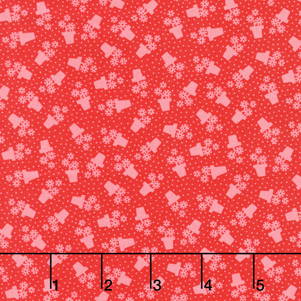 Sweet Things - Flowerpots Red Yardage