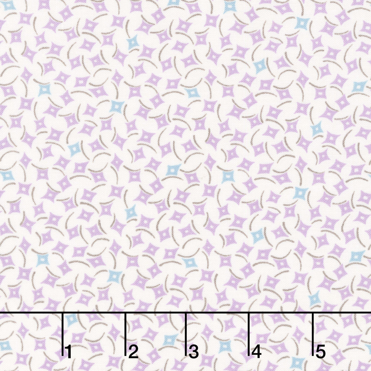 Sweet Things - Dancing Diamonds Purple Yardage
