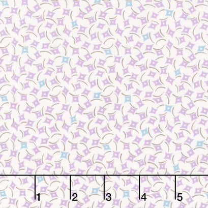 Sweet Things - Dancing Diamonds Purple Yardage