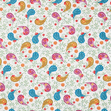 Whimsy - Grand Paisley Cream Yardage