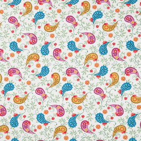 Whimsy - Grand Paisley Cream Yardage