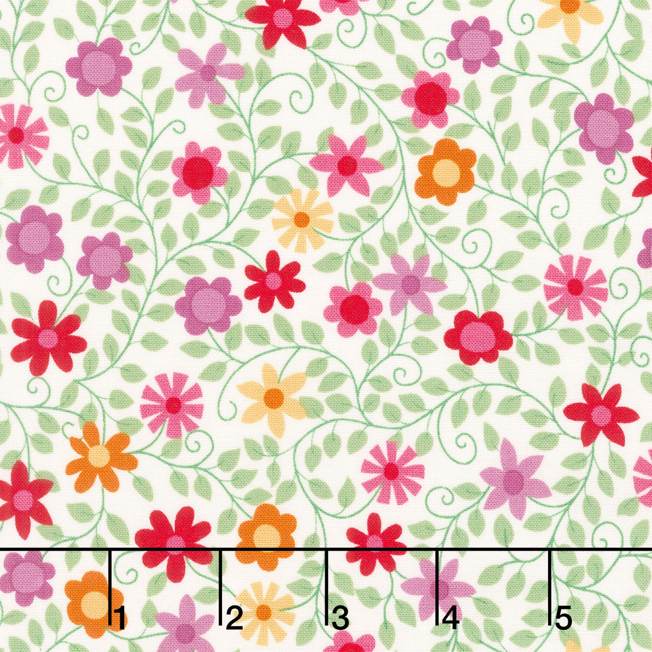 Whimsy - Secret Garden Cream Yardage