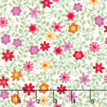 Whimsy - Secret Garden Cream Yardage