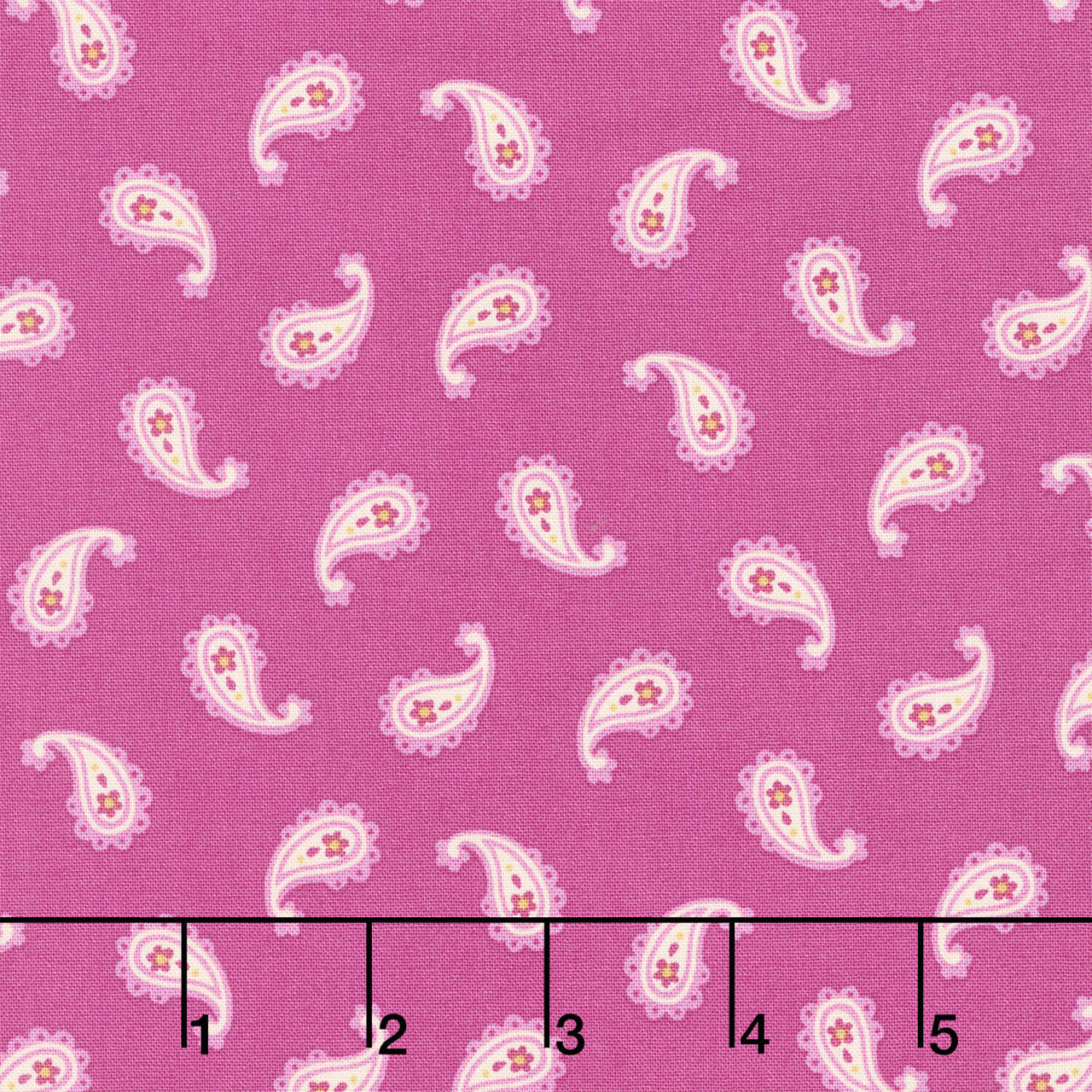 Whimsy - Petite Paisley Lilac Yardage