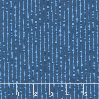 Whimsy - Beaded Curtain Navy Yardage