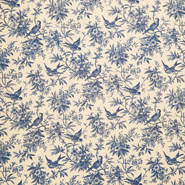 Jo Morton 108s - Toile Blue Cream 108" Wide Backing