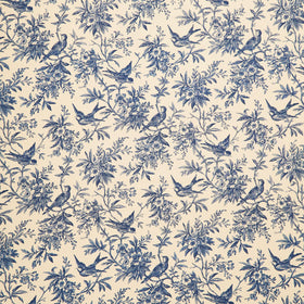Jo Morton 108s - Toile Blue Cream 108" Wide Backing