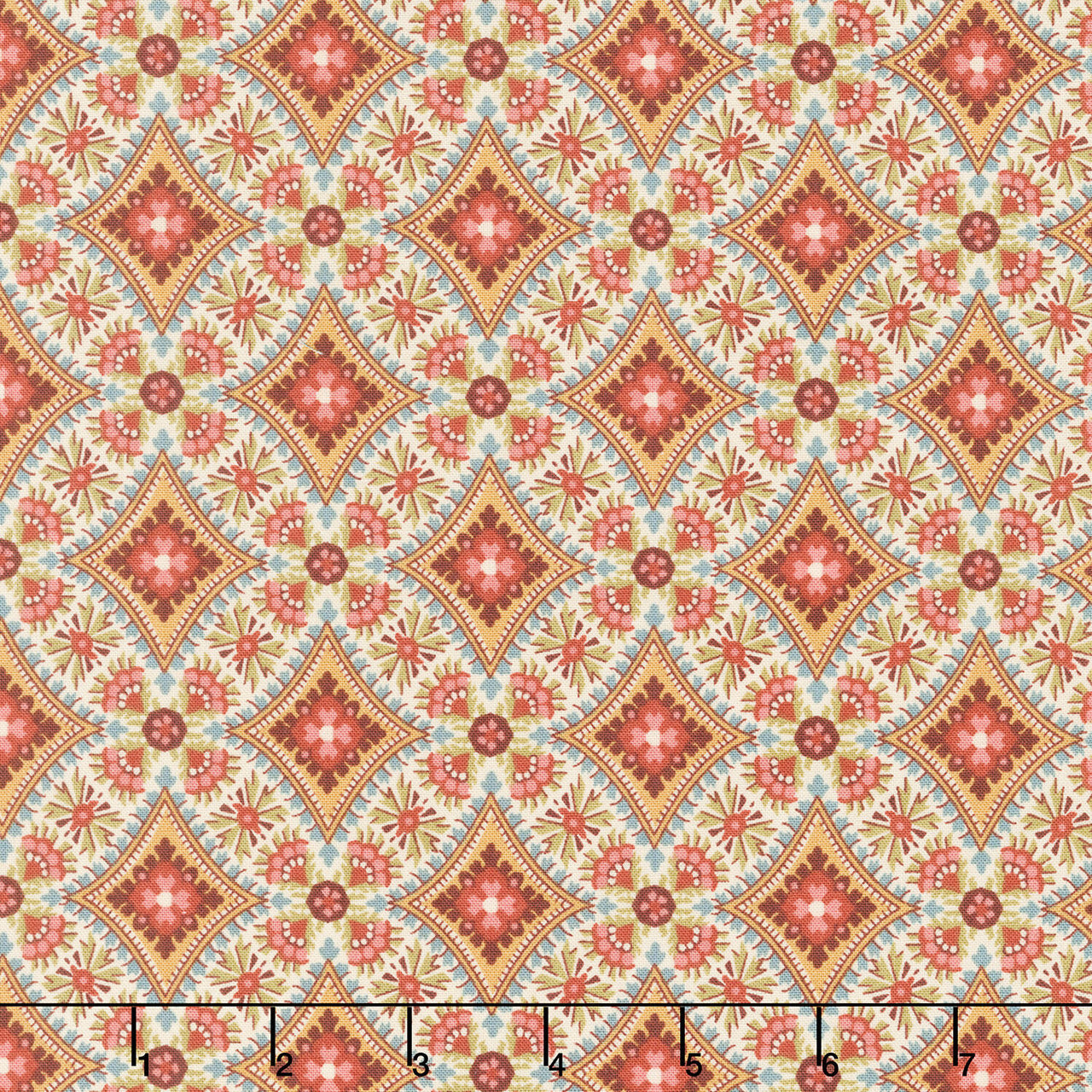 Farmer's Daughter - Amber Fields Sky Blue Yardage