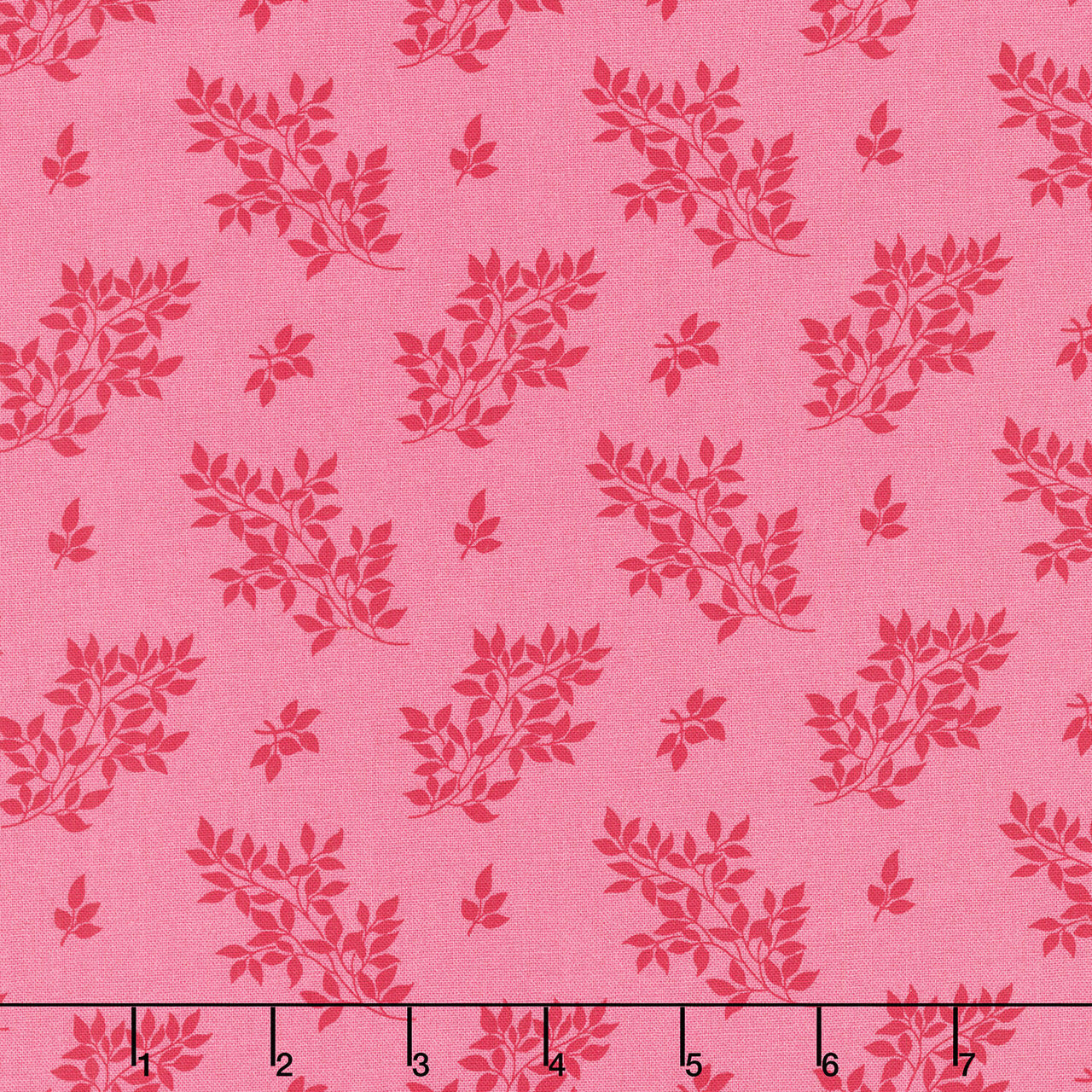 Moody Hues - Leafy Dusty Pink Yardage