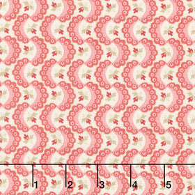 Forest Glen - Ruffle Cinnabar Yardage