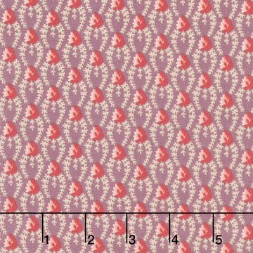 Forest Glen - Clover Chain Eggplant Yardage