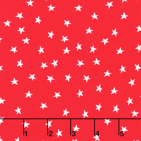 Oh Say Can You Sew - Bright Stars Red Yardage