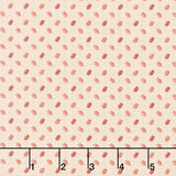 Laundry Line - Planting Cream Red Yardage