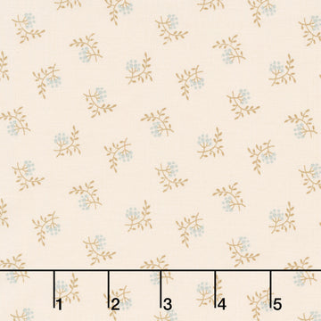 Laundry Line - Blueberry Cream Yardage