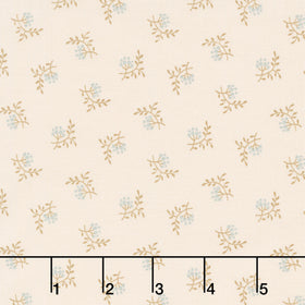 Laundry Line - Blueberry Cream Yardage
