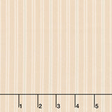 Laundry Line 108" - Ticking Stripe Cream 108" Wide Backing