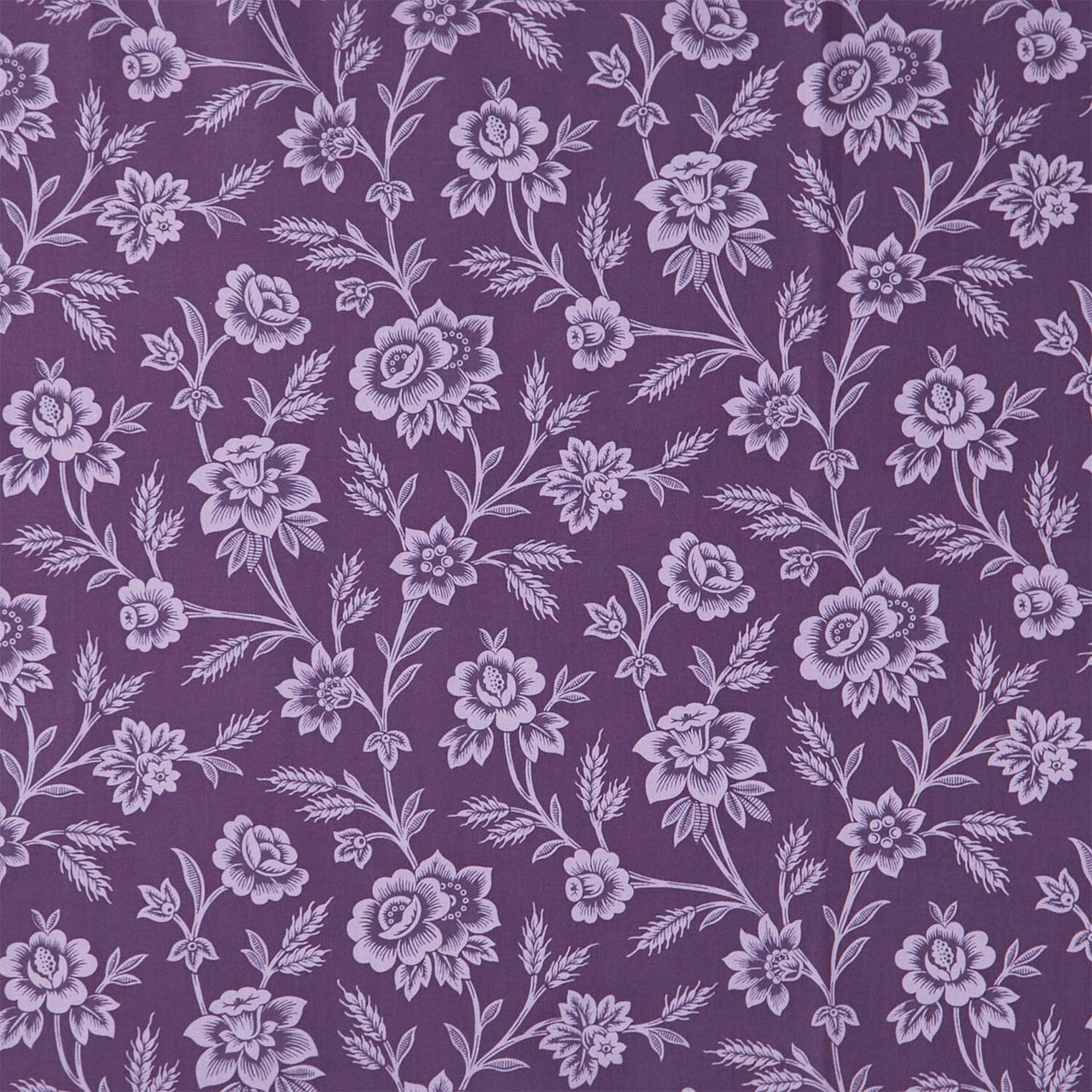 Autumn Bouquet - Gathering Purple Yardage