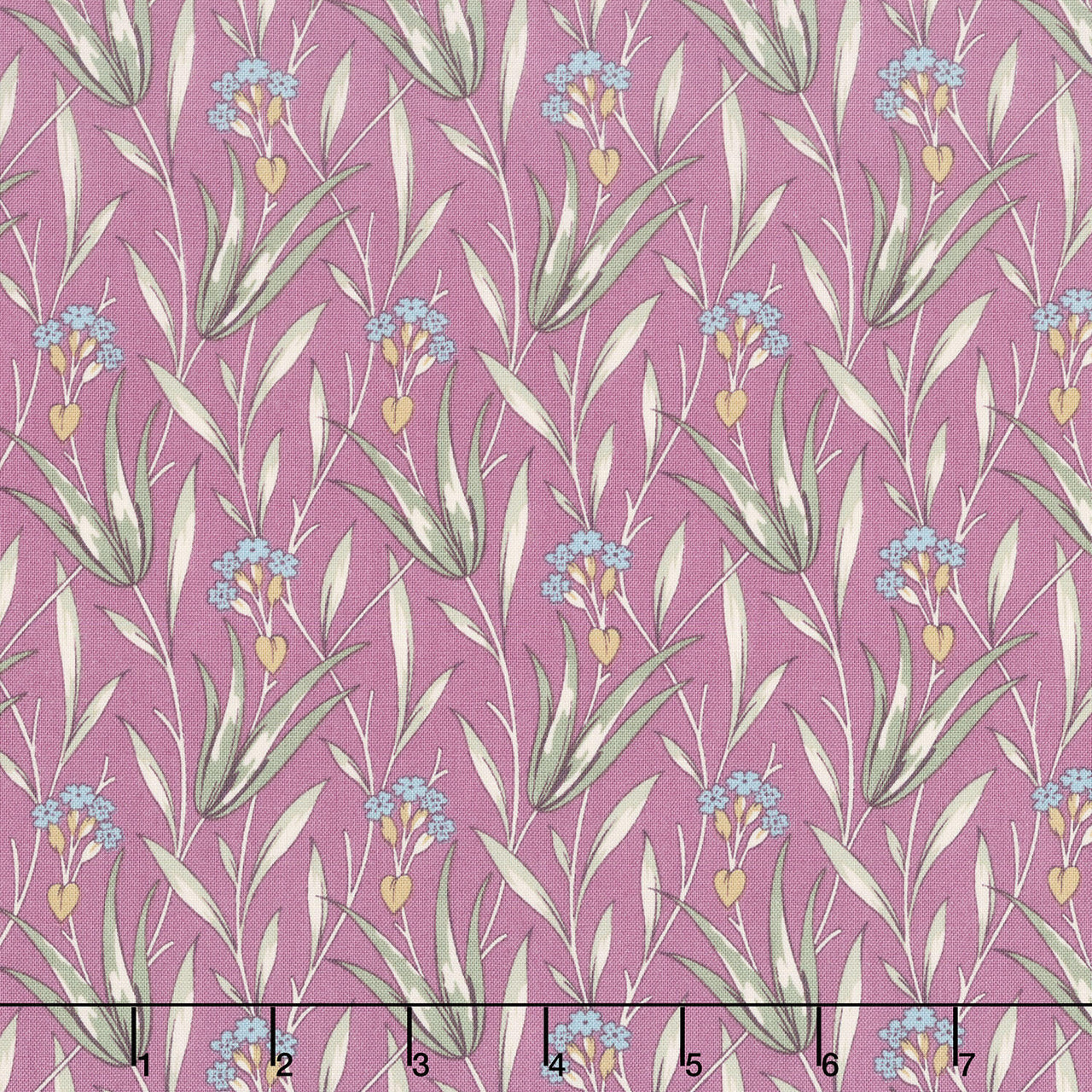 Autumn Bouquet - Milkweed Purple Yardage