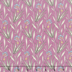 Autumn Bouquet - Milkweed Purple Yardage
