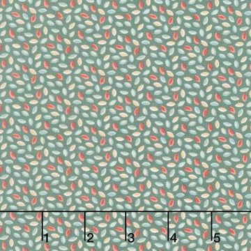 Autumn Bouquet - Pumpkin Seeds Green Yardage