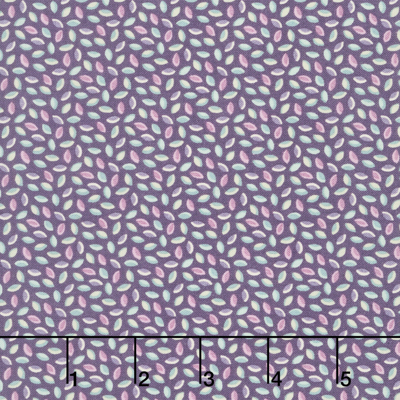 Autumn Bouquet - Pumpkin Seeds Purple Yardage