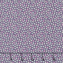 Autumn Bouquet - Pumpkin Seeds Purple Yardage
