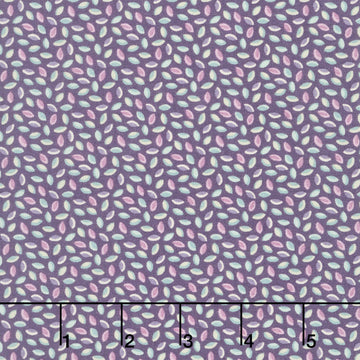 Autumn Bouquet - Pumpkin Seeds Purple Yardage