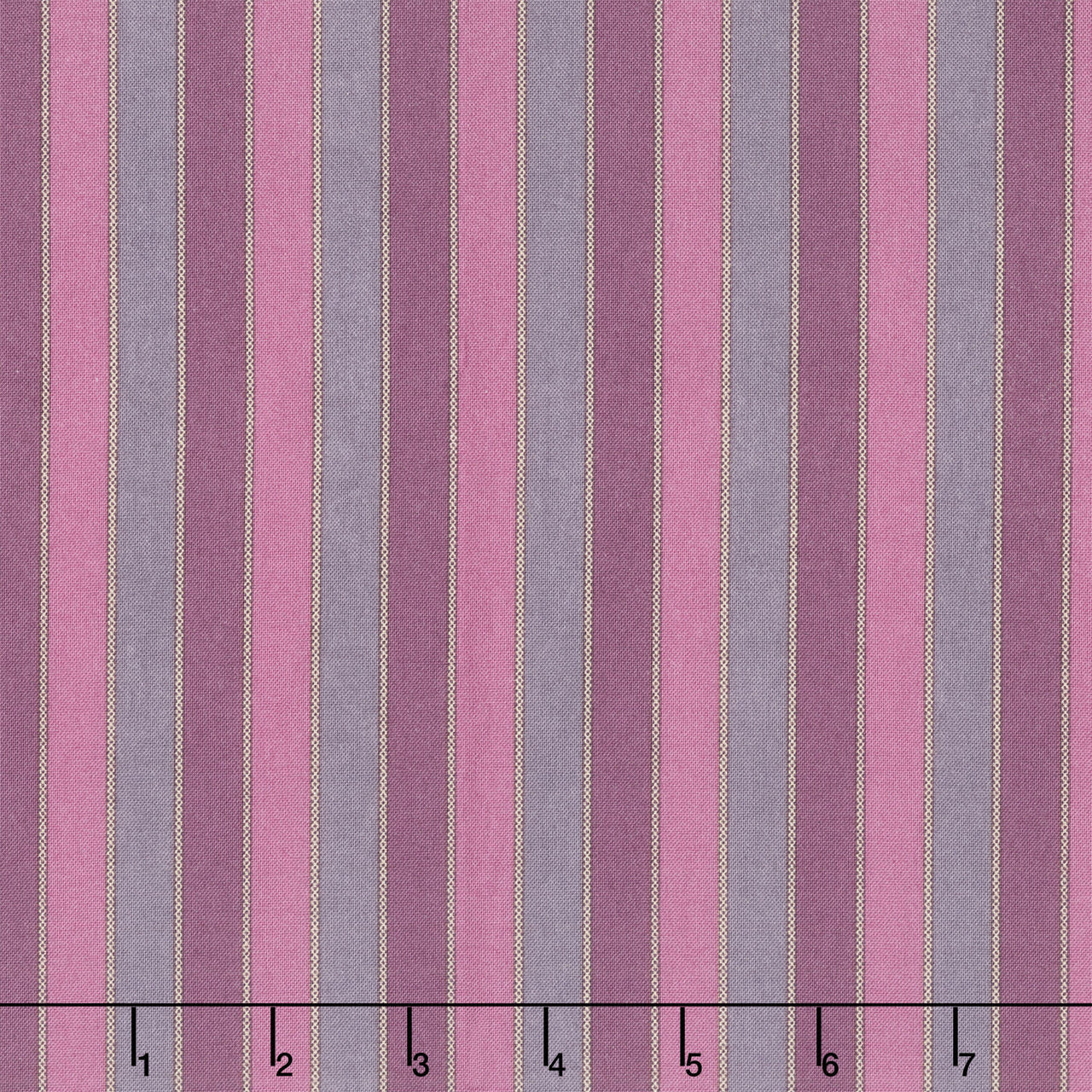 Autumn Bouquet - Ribbon Weave Purple Yardage