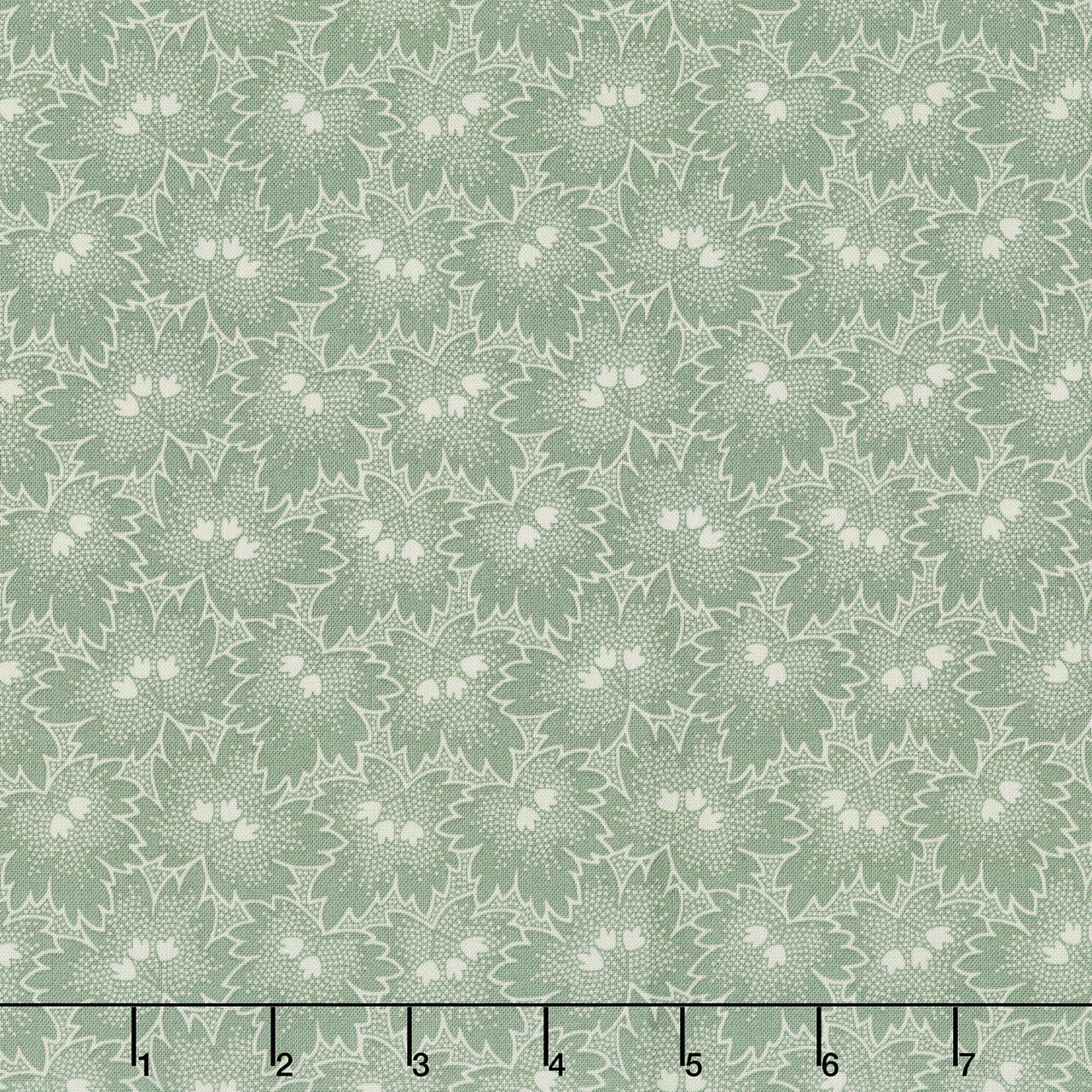 Autumn Bouquet - Bunchberry Green Yardage