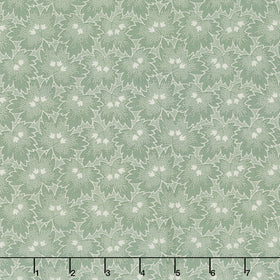 Autumn Bouquet - Bunchberry Green Yardage