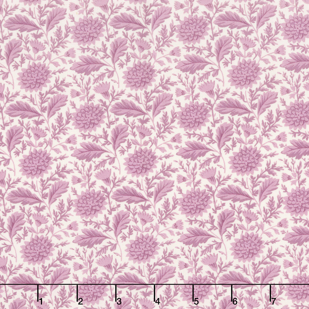 Autumn Bouquet - Marigold Purple Yardage