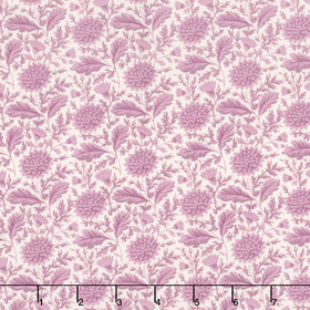 Autumn Bouquet - Marigold Purple Yardage